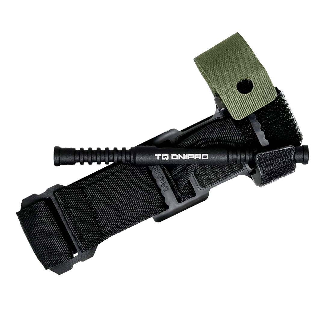 TQ DNIPRO Gen. 2 hemostatic tourniquet in black