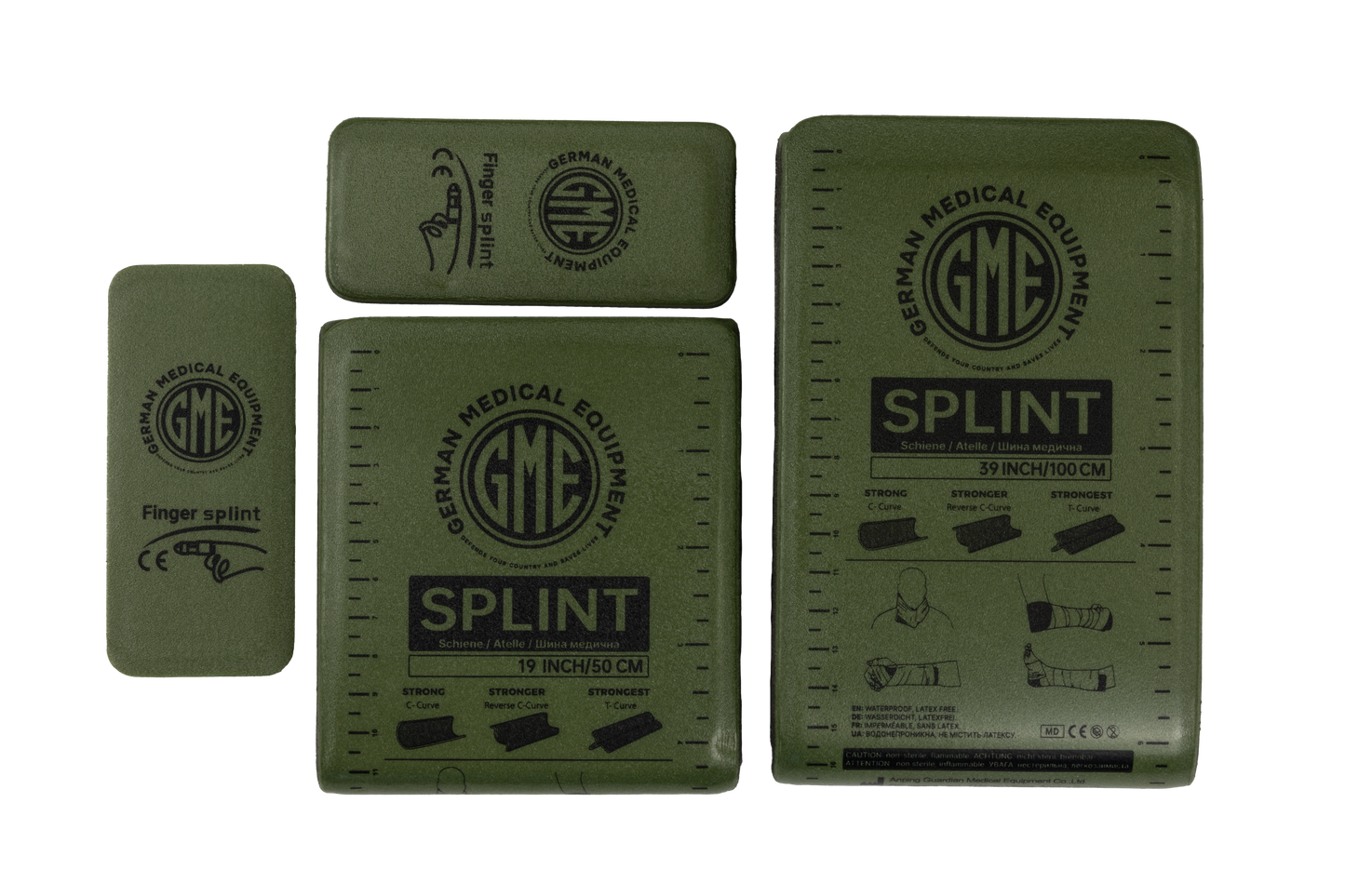 GME Splint Set Contents Unpacked