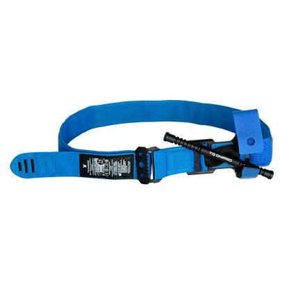 TQ DNIPRO Gen. 2 hemostatic tourniquet in blue, alternative view