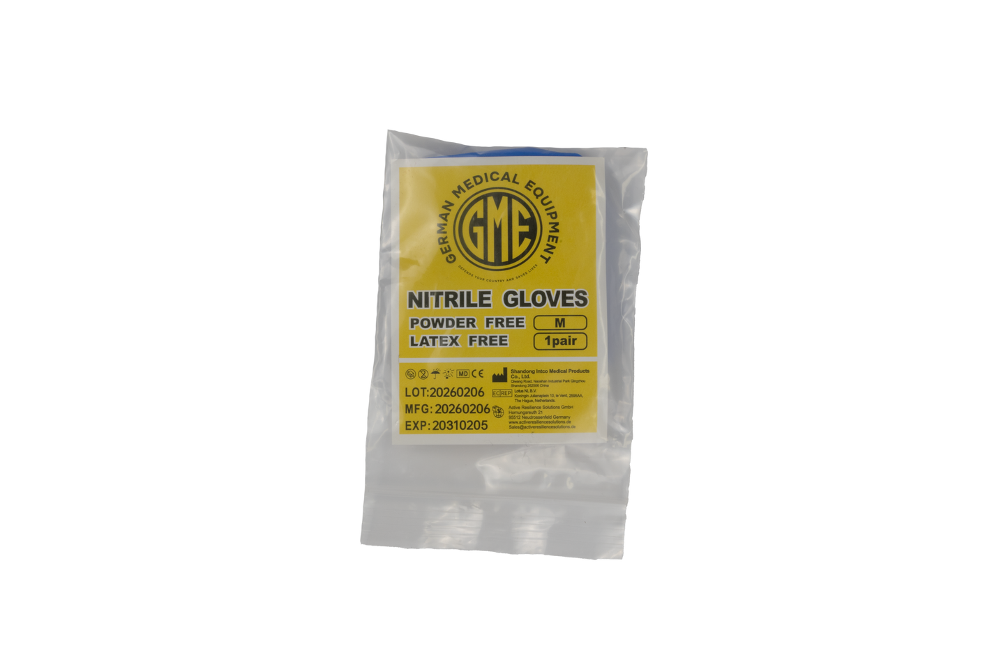 GME Nitrile Gloves Medium