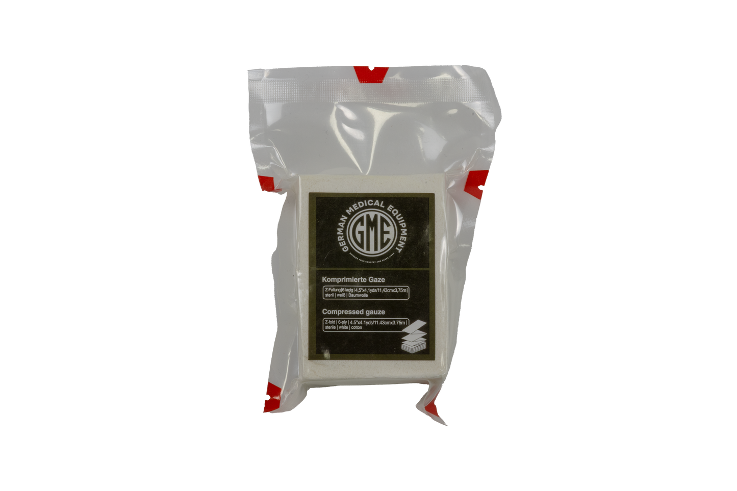 GME Compressed Gauze Front