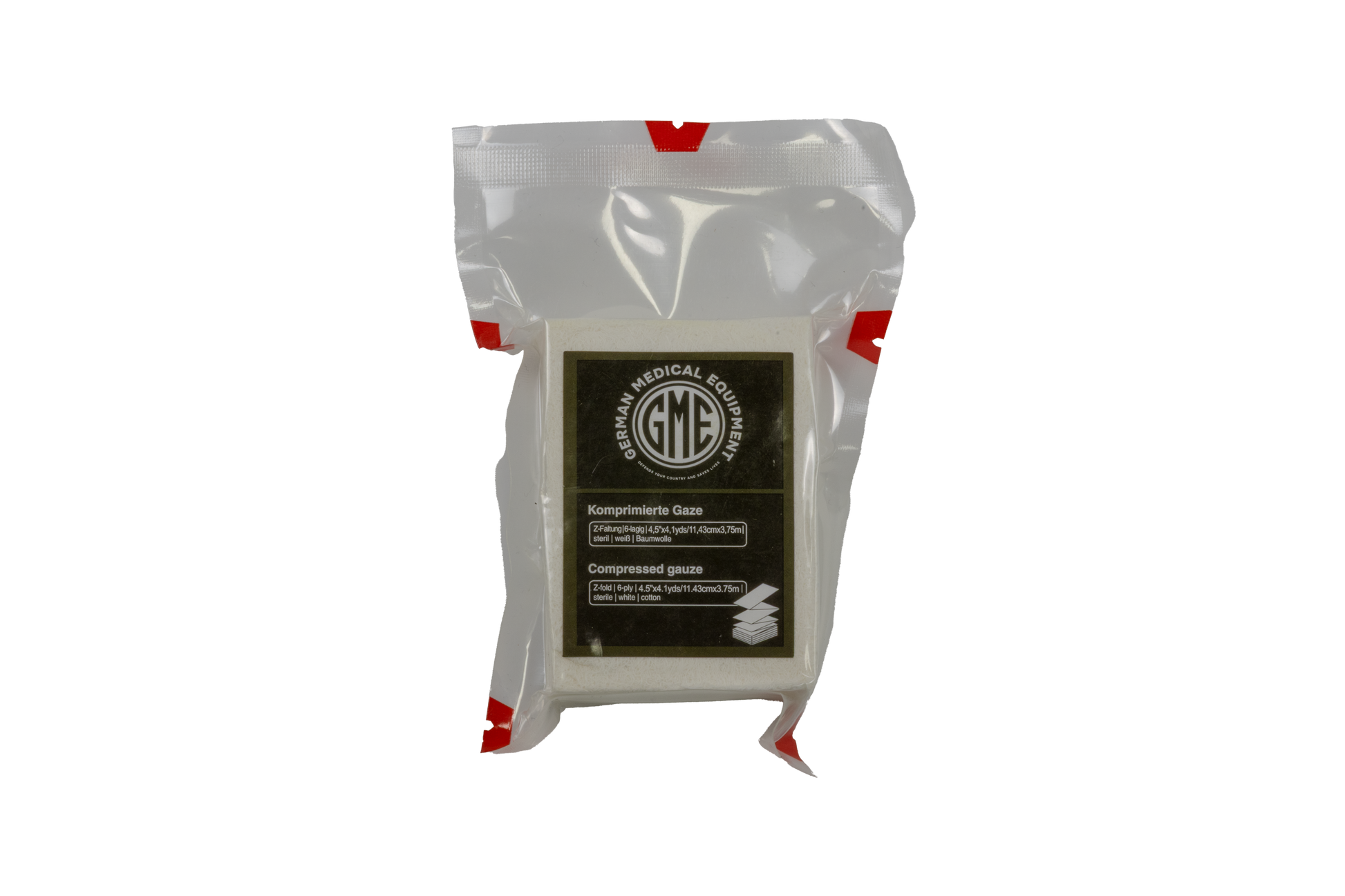 GME Compressed Gauze Front