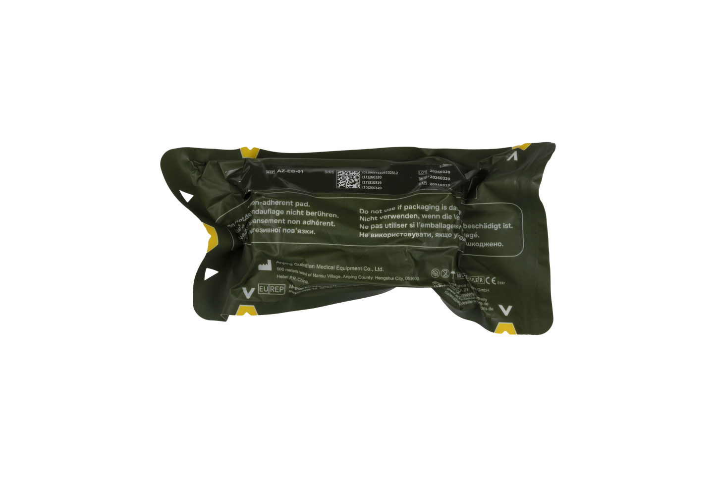 GME Emergency Bandage 4 Inch Back