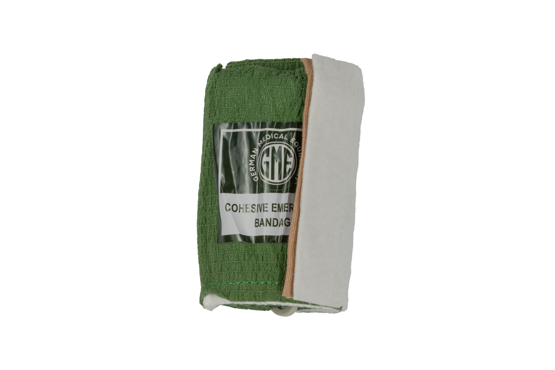 GME Cohesive Emergency Bandage 4 Inch Unpacked