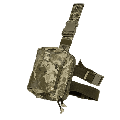 DNIPRO PM21 multicam IFAK pouch with MOLLE platform, detail view