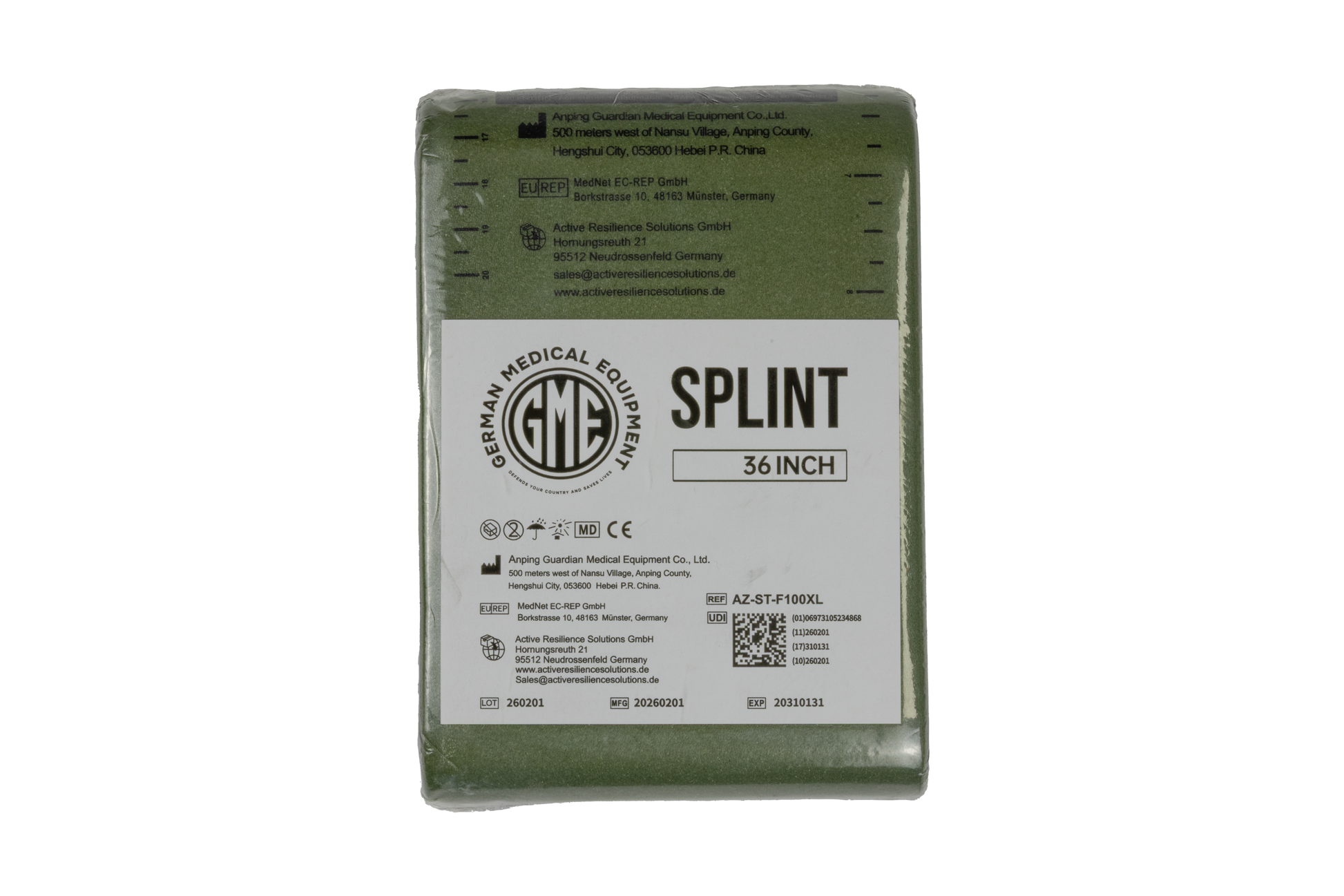 GME Splint 36 Inch Back