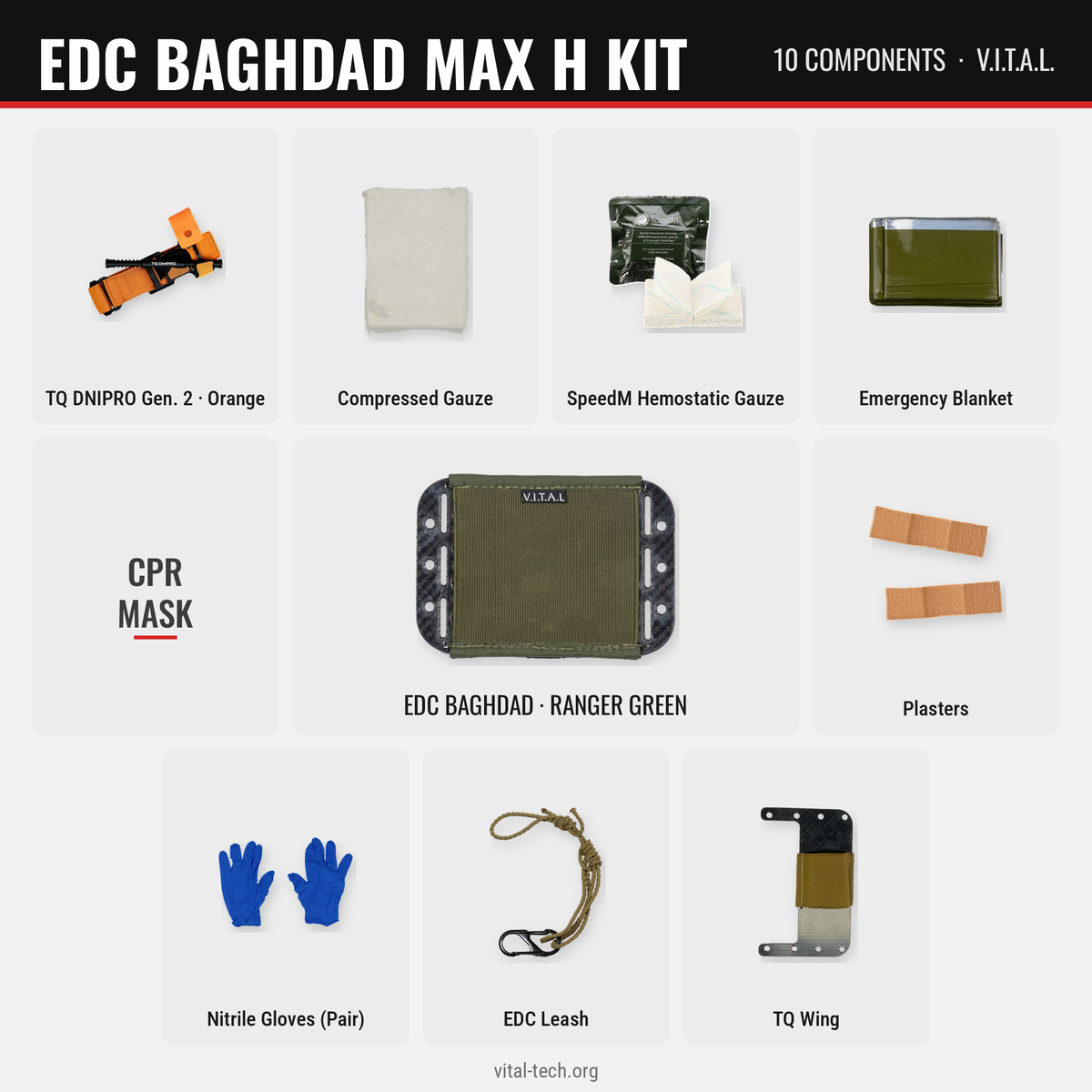 EDC Baghdad MAX H Kit – Ranger Green